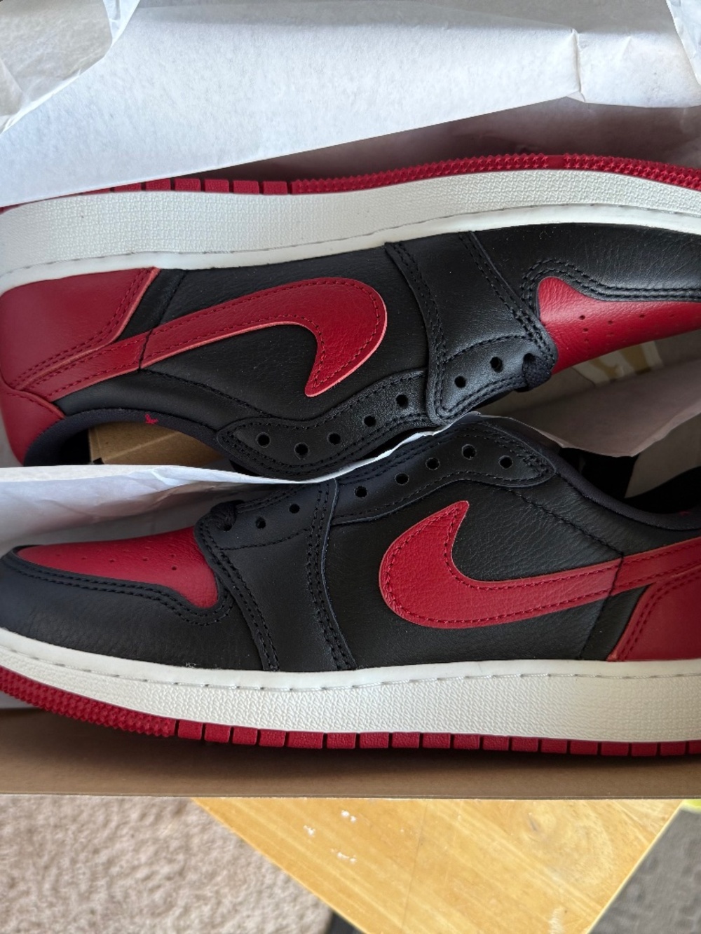 Nike Air Jordan 1 Retro Low OG “Banned” 6M/6Y/7.5W